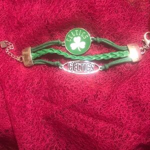 Green Boston Celtics Bracelet